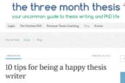 the three month thesis